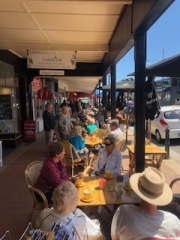 Marilyns - very popular for coffee or breakfast