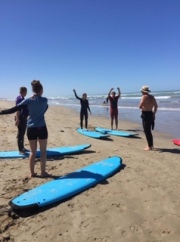 Warm-up-for-first-surfing-lesson