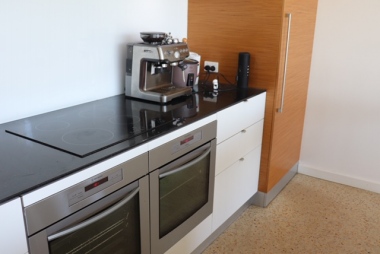 2 Ovens Induction Cook top Coffee-Machine and all the pots pans etc to cater for 12 +