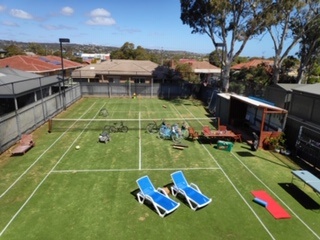View from the rear balcony